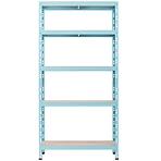 Kovový regál RNDU30-5 modrý 180x90x30cm -5 políc/175kg