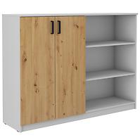 Komoda vysoká 2f Malta artisan/svetlošedá (850)