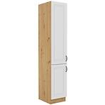 Kuchynská skrinka Stilo biela mat/artisan 40DK-210 2F