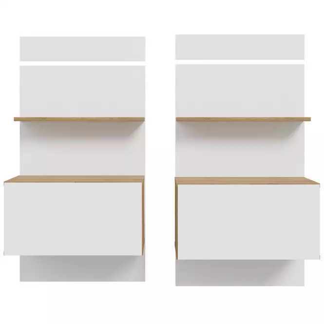 Nočný stolík Whiteheaven LNBK211STB-M604 2 kusy,2