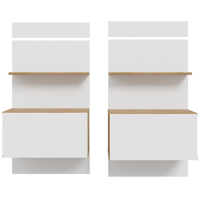 Nočný stolík Whiteheaven LNBK211STB-M604 2 kusy,2