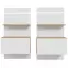 Nočný stolík Whiteheaven LNBK211STB-M604 2 kusy,2
