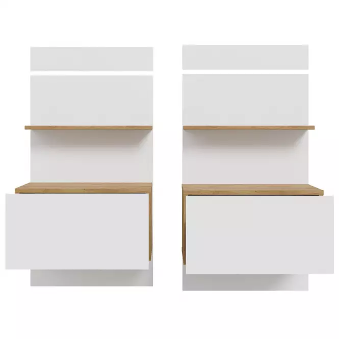 Nočný stolík Whiteheaven LNBK211STB-M604 2 kusy,3