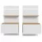 Nočný stolík Whiteheaven LNBK211STB-M604 2 kusy,3