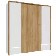 Skriňa Whiteheaven 205 cm LNBS3411B-M216 s osvetlením