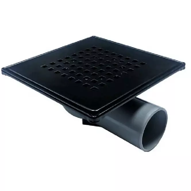Podlahový odtok Axus 15x15 otočný 360 FI50 čierna