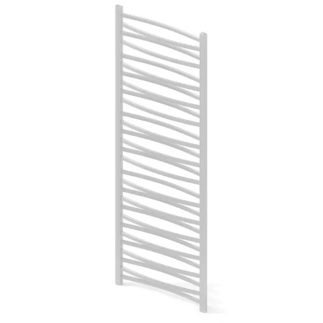 Kúpeľňový radiátor Łezka 3D Ł3D 29/40 biela 1580x440