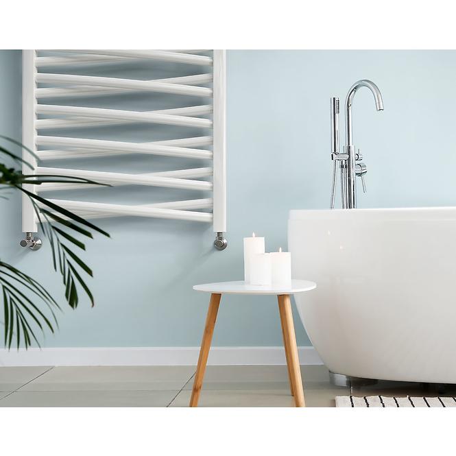 Kúpeľňový radiátor Łezka 3D Ł3DX 28/40 biela 1580x440