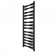 Kúpeľňový radiátor Łezka 3D Ł3DX 28/40 čierna 1580x440