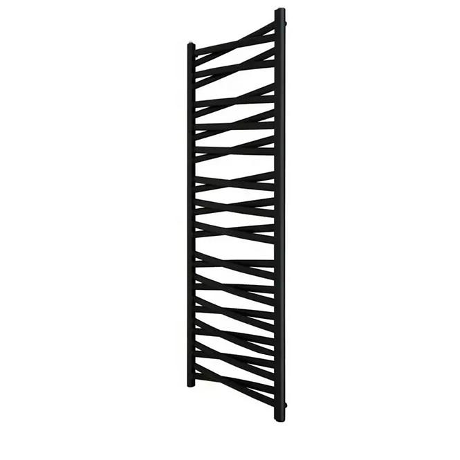 Kúpeľňový radiátor Łezka 3D Ł3DX 28/40 čierna 1580x440