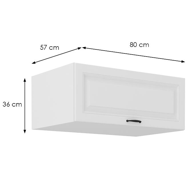Kuchynská skrinka Stilo biela matná/biela 80 Nagu-36 1F,2