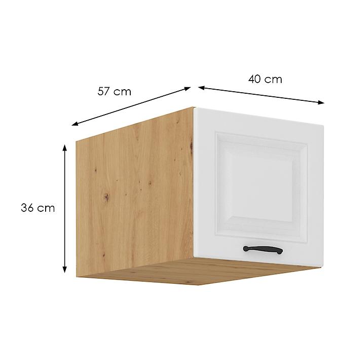 Kuchynská skrinka Stilo biela matná/artisan 40 Nagu-36 1F