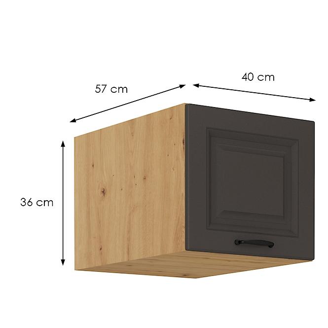 Kuchynská skrinka Stilo grafit matná/artisan 40 Nagu-36 1F