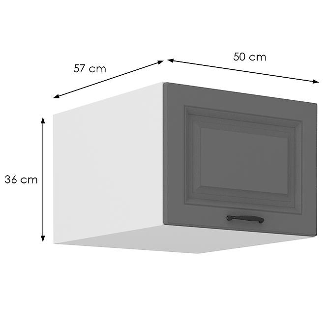 Kuchynská skrinka Stilo dustgrey/biela 50 Nagu-36 1F,2