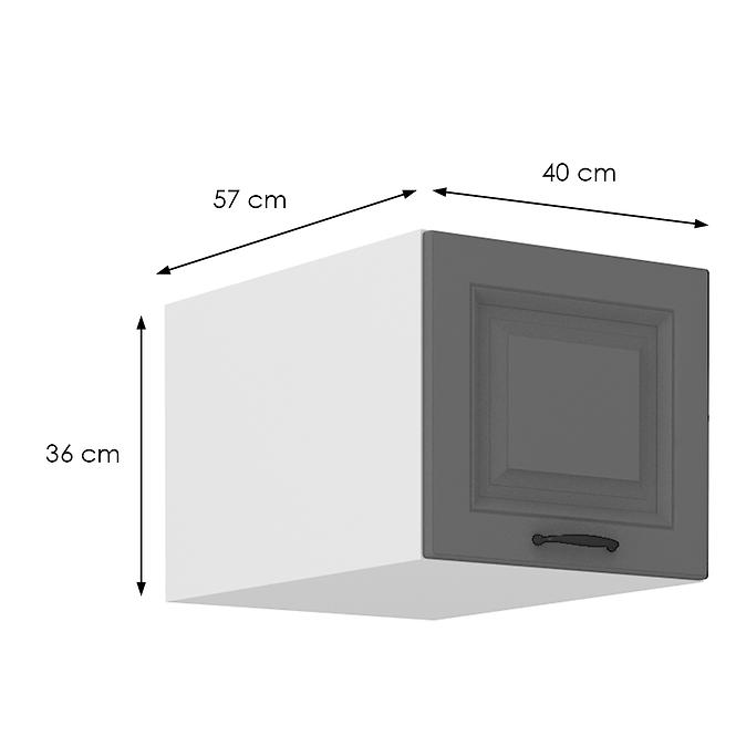 Kuchynská skrinka Stilo dustgrey/biela 40 Nagu-36 1F