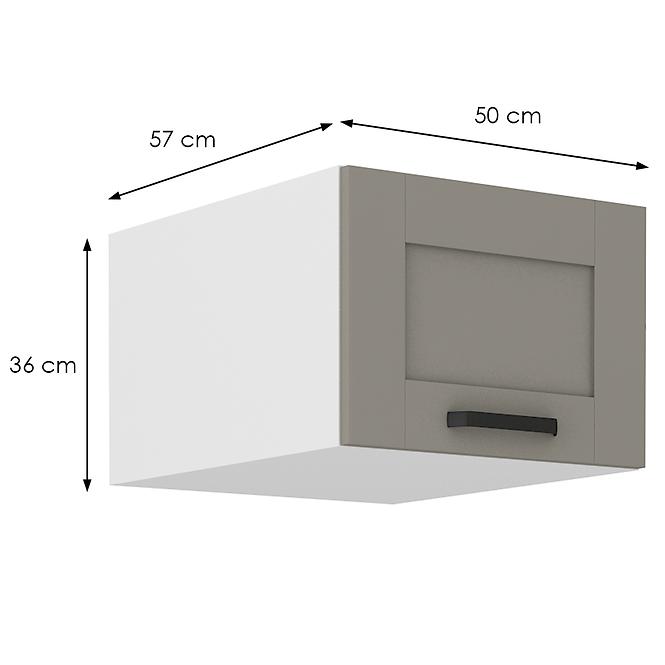 Kuchynská skrinka Luna claygrey/biela 50 Nagu-36 1F,2