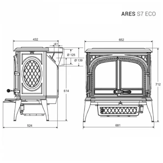 Krbové kachle Premium ARES 11.3kW