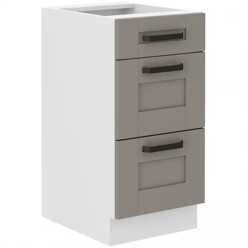 Fotografia produktu: Kuchynská skrinka Luna claygrey/biela 40D 3S BB