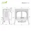 Krbové kachle Premium HELIOS 13,9 kW Eco,4