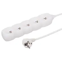 Predlžovací kábel 5G zásuvky 3x1 z/u 3m 34530 biely