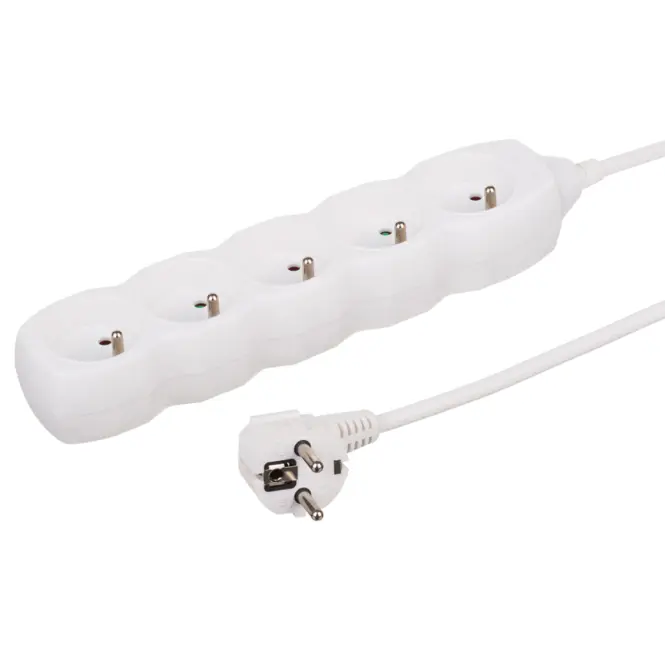 Predlžovací kábel 5G zásuvky 3x1 z/u 3m 34530 biely