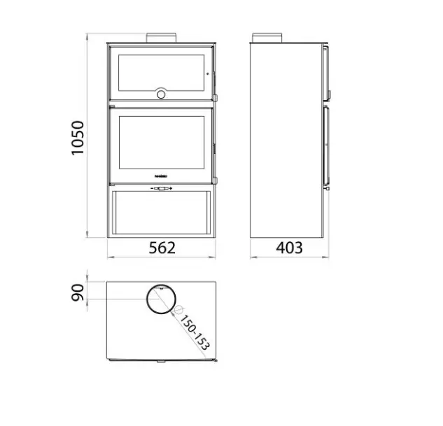Krbové kachle Zamora 7,1 kW Eco Design
