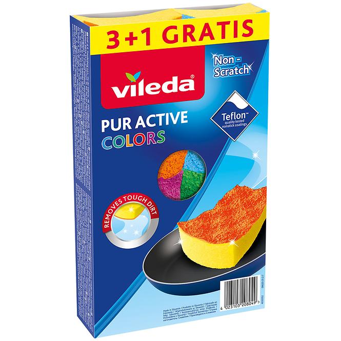 Hubka Pur Active Colors 4 ks