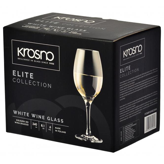 Pohár na biele víno Elite 240 ml 6 ks