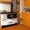 Kuchynské kachle ALFA 55 biela 6 kW pravé,5
