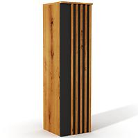 Regál Nairobi dub artisan/čierna