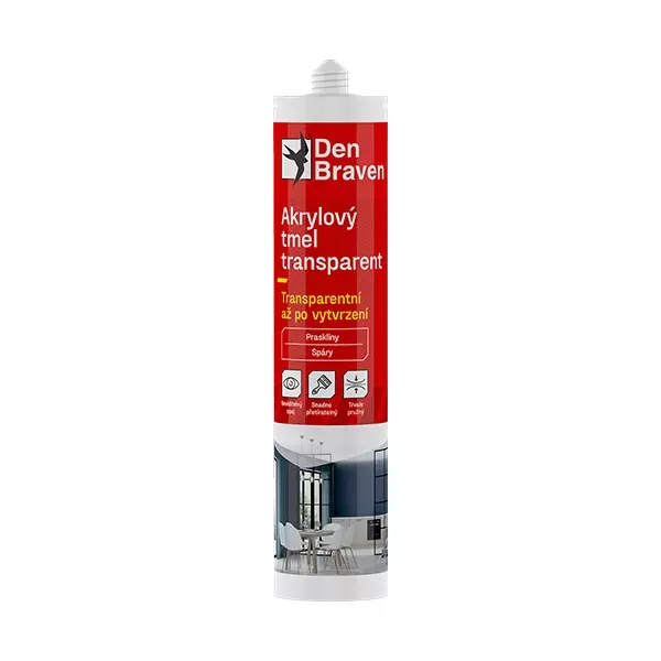 Den Braven  Akrylový tmel transparent 280ml