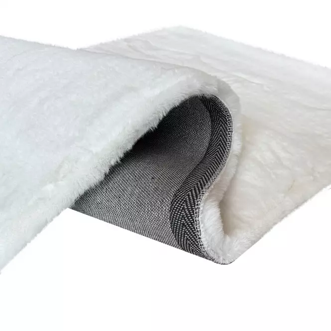 Koberec Carmen Rabbit Fur 1,2/1,7 RS-TM-1 biely