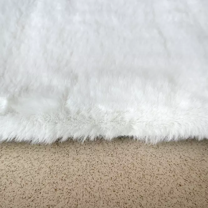 Koberec Carmen Rabbit Fur 1,2/1,7 RS-TM-1 biely