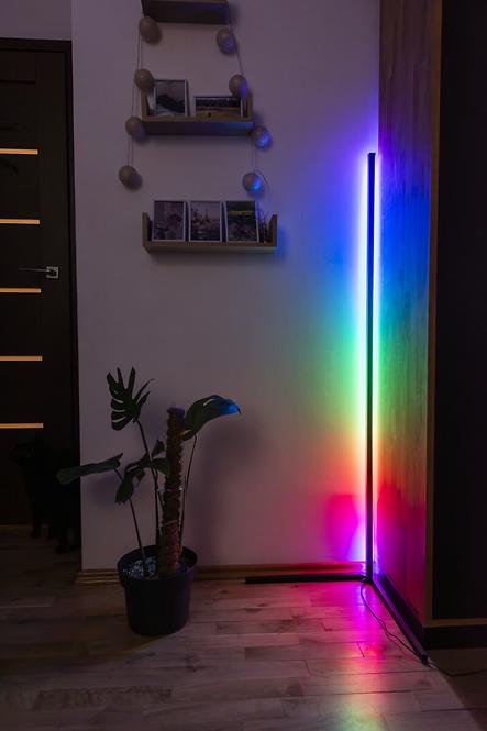 Stojanová lampa LED 66031 KB Corner 01 B 3000K RGB+W