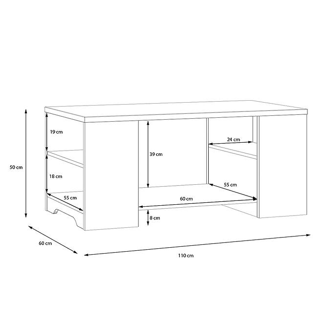 Konferenčný stolík Jodaki CFTT5160-D89 042025,4
