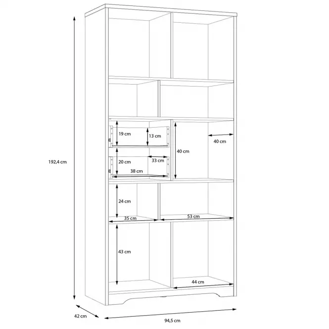 Regál Jodaki JDKR721-D89,5