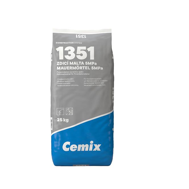 Cemix  Murovacia malta na pórobetón 5MPA 1351 25KG