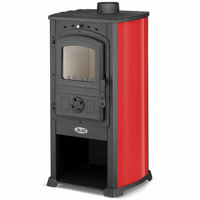 Krbové kachle Modena červené 7,3 kW