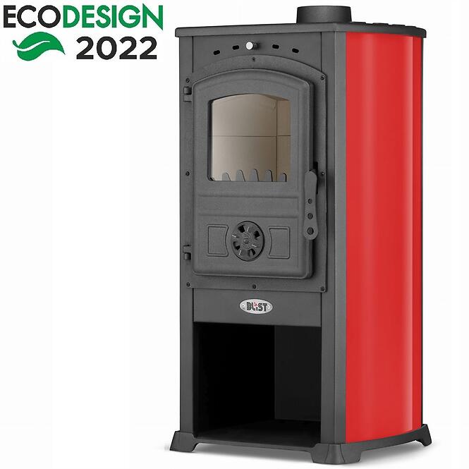 Krbové kachle Modena červené 7,3 kW