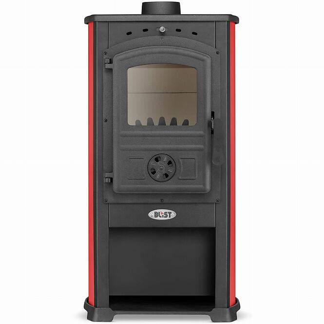 Krbové kachle Modena červené 7,3 kW