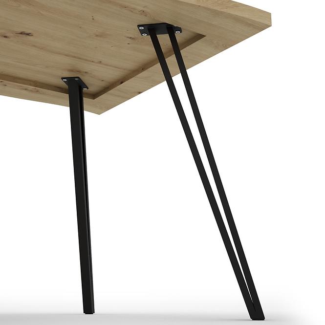 Stôl Log TB 90x180 artisan/čierny