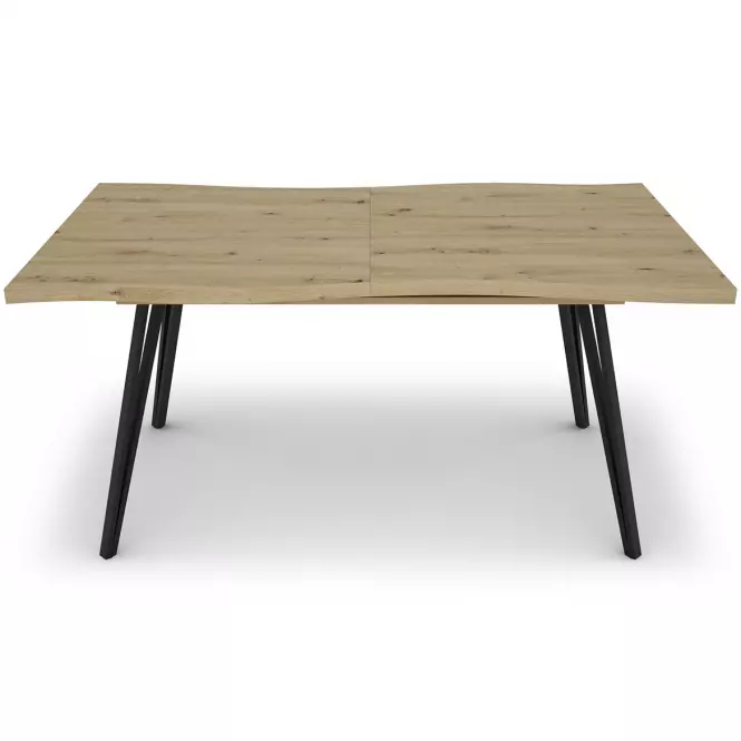 Stôl Log TB 90x160-200 artisan/čierny