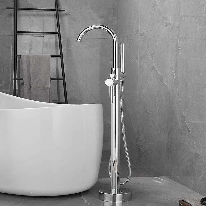 Batéria vaňová voľne stojaca Evra chróm,3