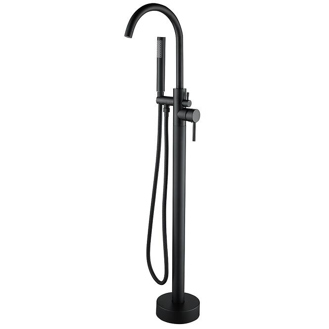 Batéria vaňová voľne stojaca Evra čierna