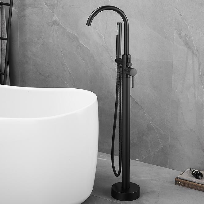 Batéria vaňová voľne stojaca Evra čierna,4