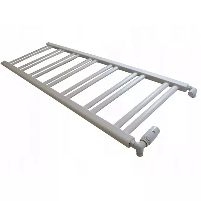 Kúpeľňový radiátor Łezka Retro ŁR 14/40 1280x440 mm biela,2