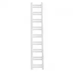 Kúpeľňový radiátor Łezka Retro ŁR 18/40 1640x440 mm biela