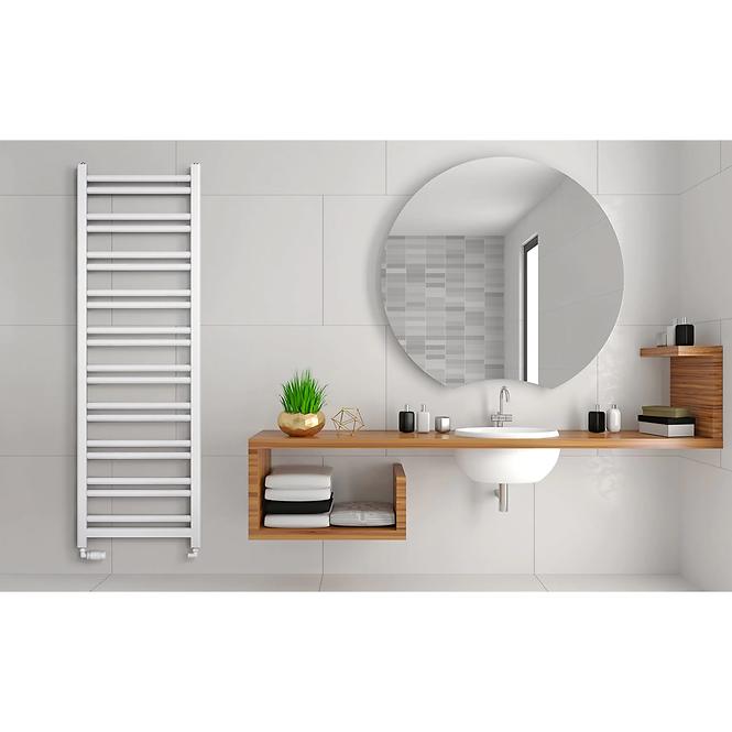 Kúpeľňový radiátor Łezka Retro ŁR 12/50 1100x540 mm biela,2