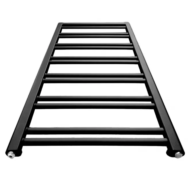 Kúpeľňový radiátor Łezka Retro ŁR 14/40 1280x440 mm čierna,2