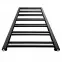 Kúpeľňový radiátor Łezka Retro ŁR 14/40 1280x440 mm čierna,2